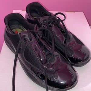 Authentic prada shoes/sneakers size 38 prada leather